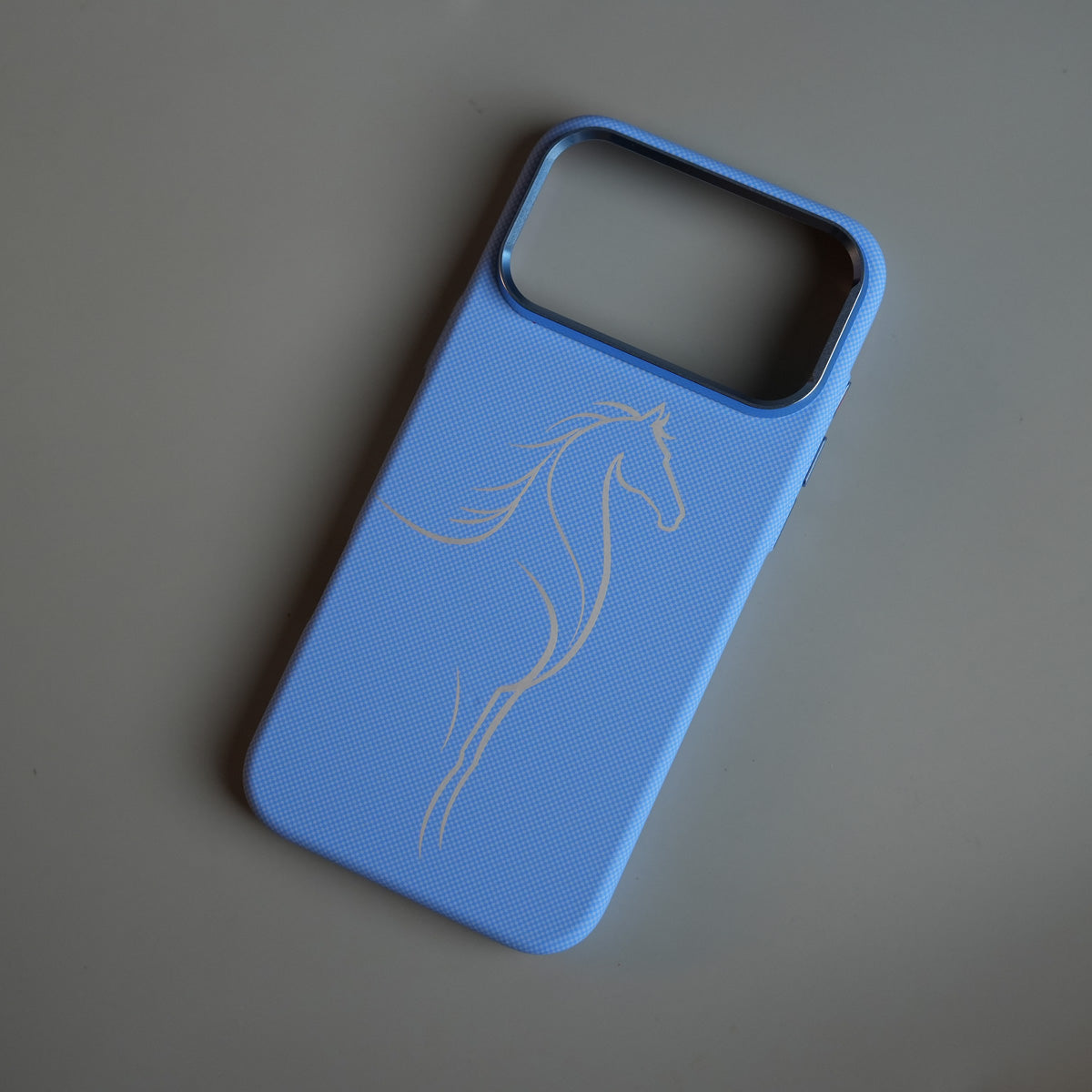 Horse Line Art Magnetic Case for iPhone 18 Series | Textured Protective Cover