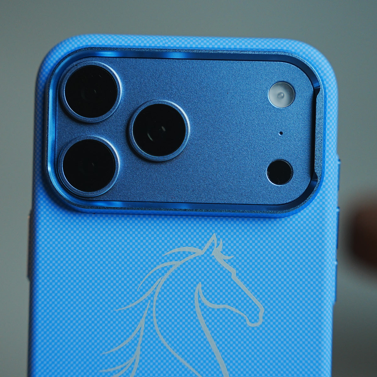 Horse Line Art Magnetic Case for iPhone 18 Series | Textured Protective Cover