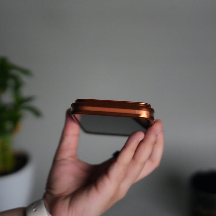 iPhone 17 Pro Transparent Side Chrome Electroplated Plated Magnetic Clear Back Case Covers