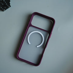 Matte Frosted Magnetic Case for 18 Series | Raised Camera Frame Protective Cover