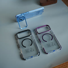 Foldable Camera Frame Stand Case for 17 Series | Magnetic Transparent Protective Cover