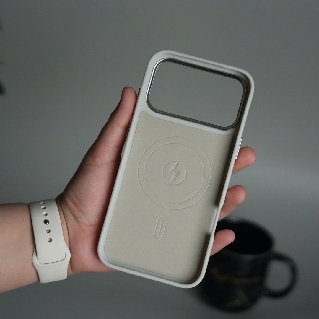 iPhone 17 Pro Matte MagSafe Case | Electroplated Camera Frame | Shockproof Back Cover