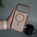 iPhone 17 Pro Matte MagSafe Case | Electroplated Camera Frame | Shockproof Back Cover