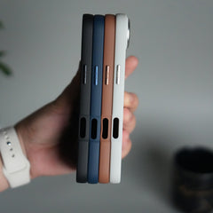 iPhone 17 Air Matte MagSafe Case | Electroplated Camera Frame | Shockproof Back Cover