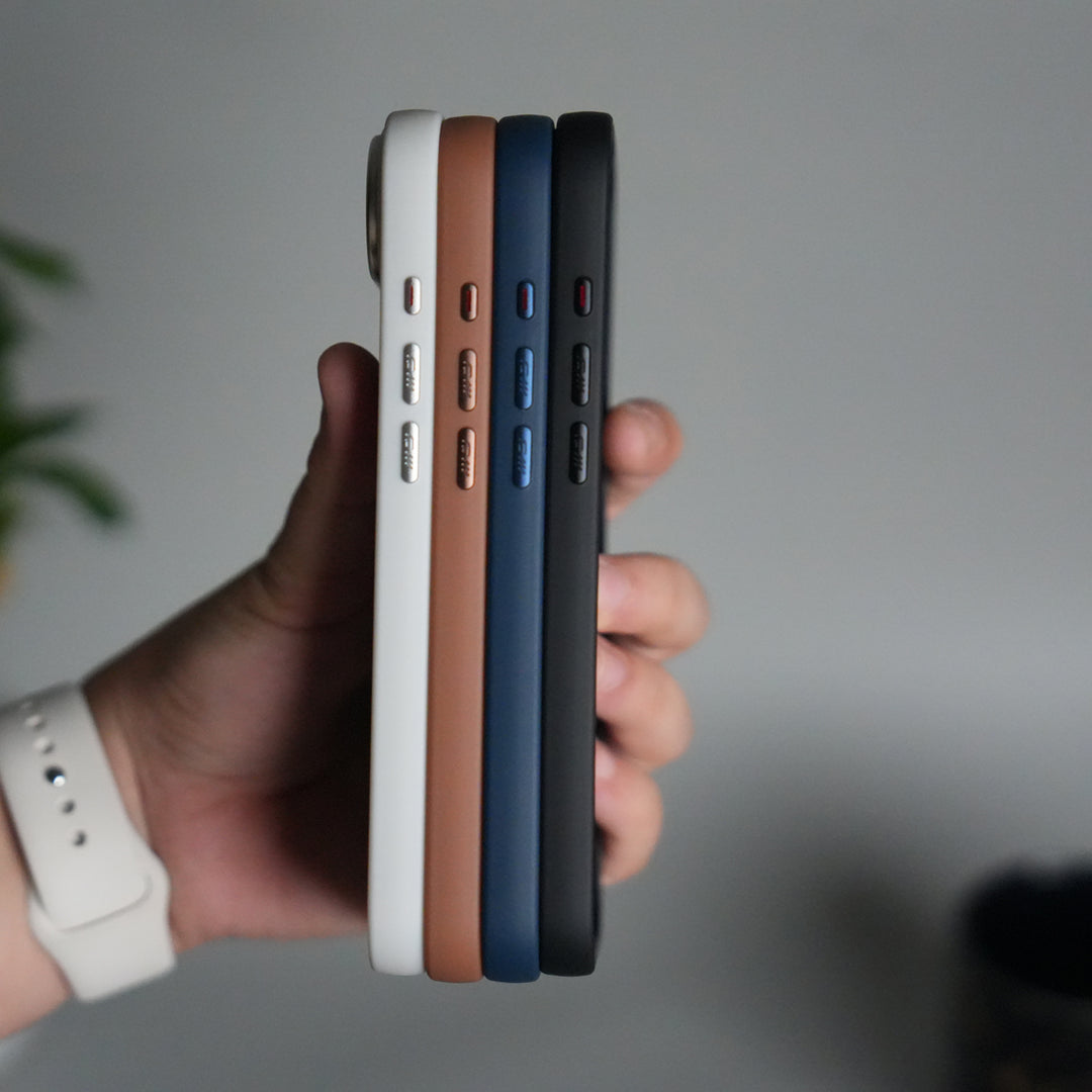 iPhone 17 Air Matte MagSafe Case | Electroplated Camera Frame | Shockproof Back Cover