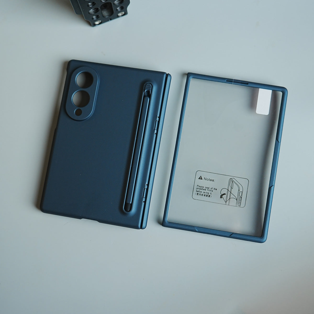 S Pen Holder Case for Galaxy Z Fold 8 | Built-In Front Screen Protector Cover