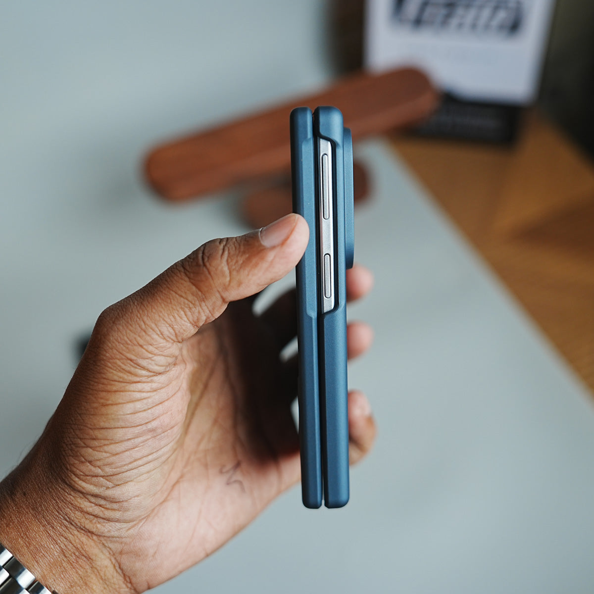 S Pen Holder Case for Galaxy Z Fold 8 | Built-In Front Screen Protector Cover