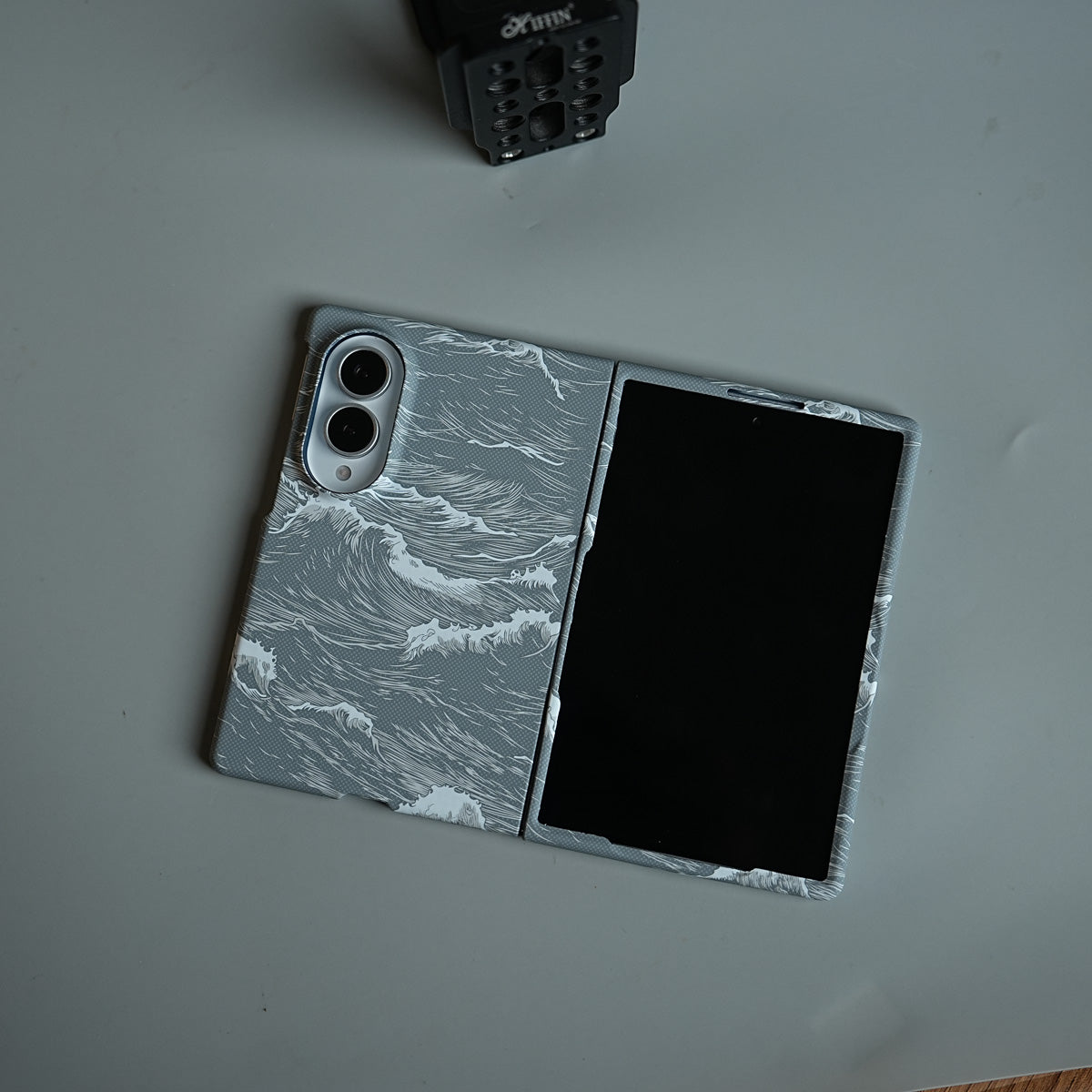 Ocean Wave Design Magnetic Case for Galaxy Z Fold 8 | Slim Protective Cover