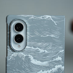 Ocean Wave Design Magnetic Case for Galaxy Z Fold 8 | Slim Protective Cover