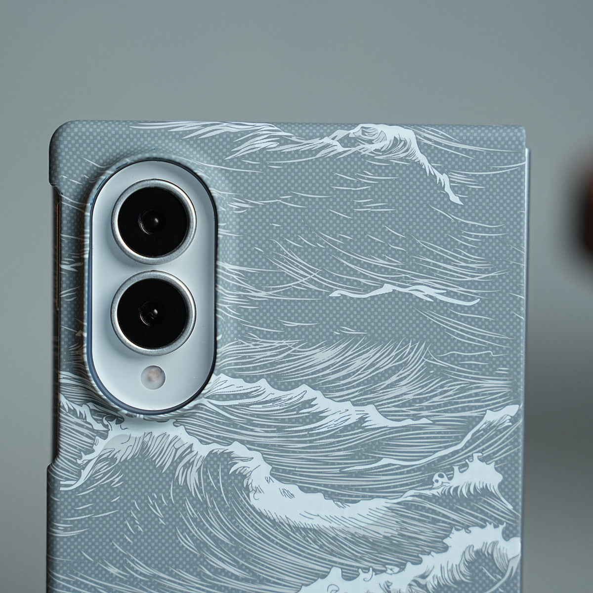 Ocean Wave Design Magnetic Case for Galaxy Z Fold 8 | Slim Protective Cover