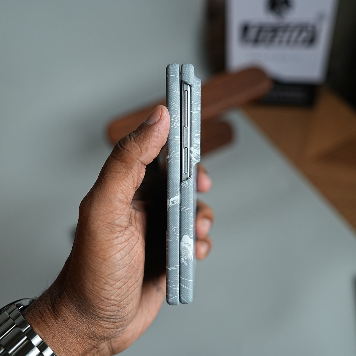 Ocean Wave Design Magnetic Case for Galaxy Z Fold 8 | Slim Protective Cover