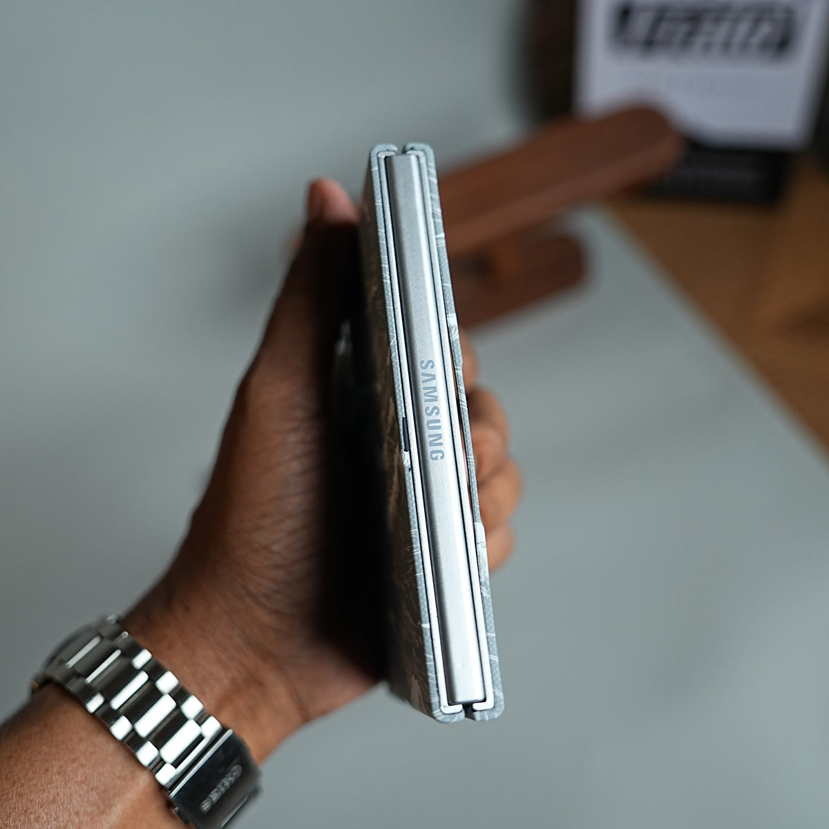 Ocean Wave Design Magnetic Case for Galaxy Z Fold 8 | Slim Protective Cover