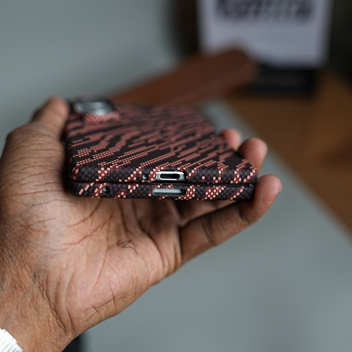 Geometric Pixel Pattern Magnetic Case for Galaxy Z Fold 8 | Slim Protective Cover