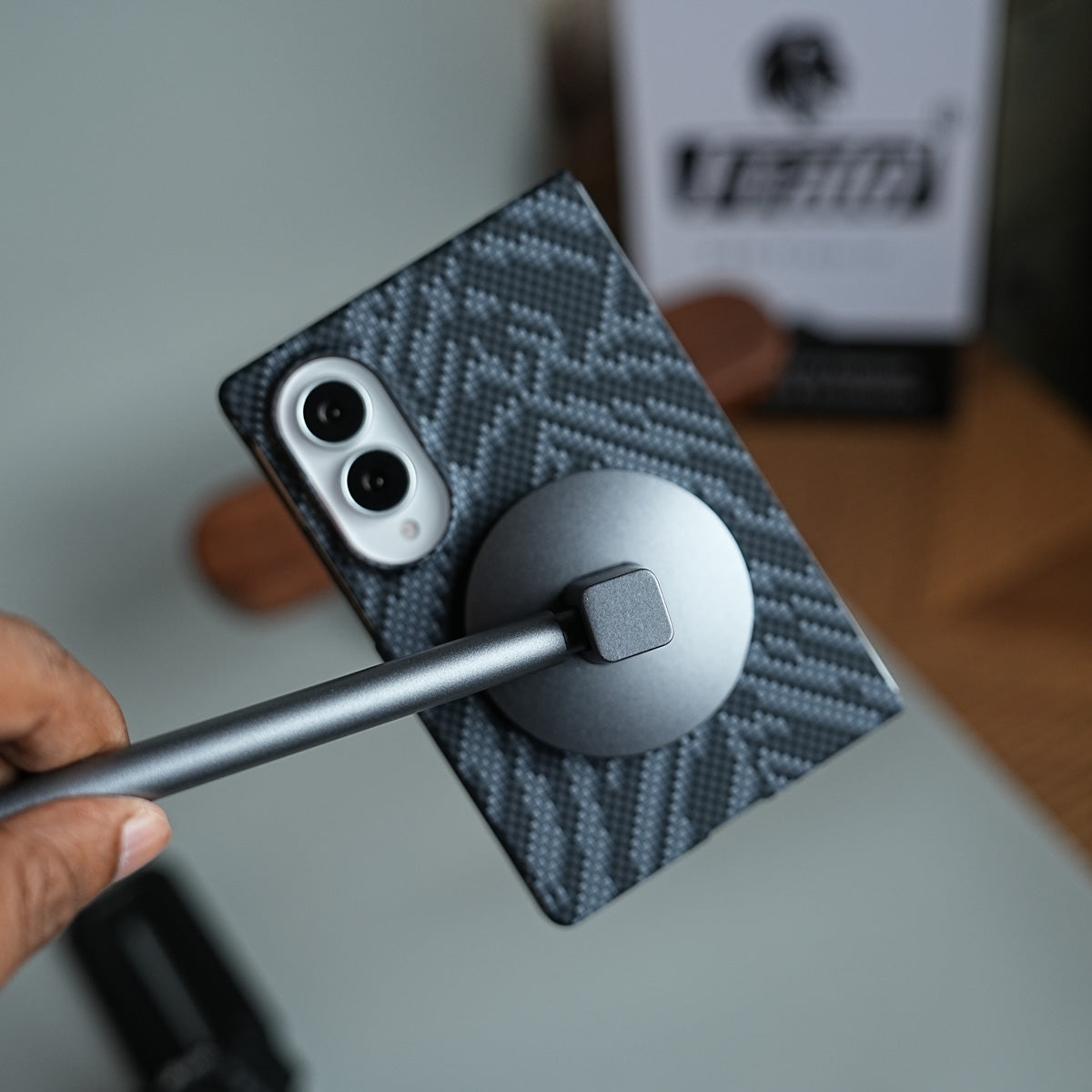 Geometric Pixel Pattern Magnetic Case for Galaxy Z Fold 8 | Slim Protective Cover