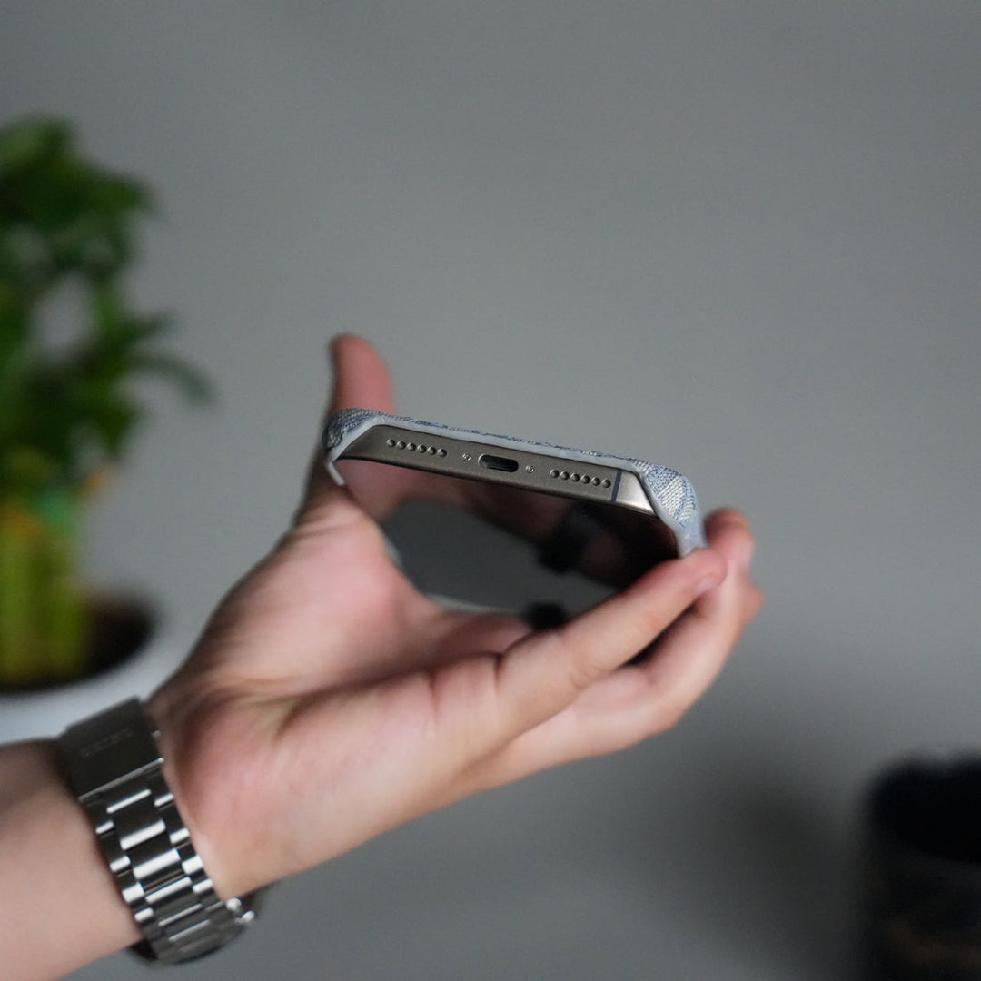 iPhone 17 Series Luxury CD Brand Design Case Cover | Gray