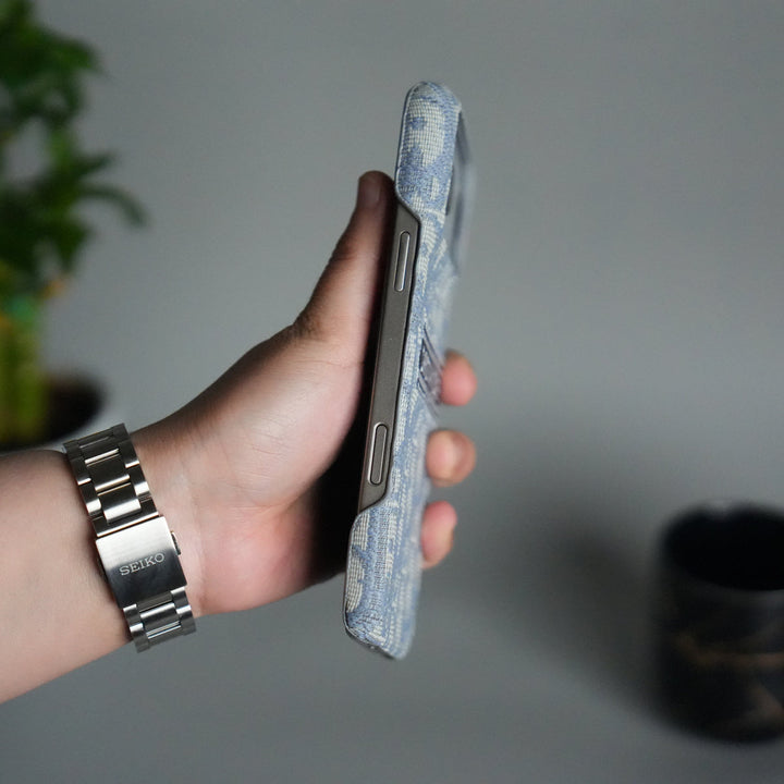 iPhone 17 Series Luxury CD Brand Design Case Cover | Gray