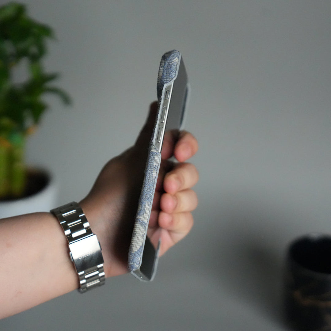 iPhone 17 Series Luxury CD Brand Design Case Cover | Gray