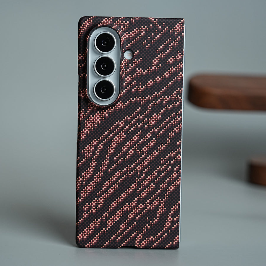 Geometric Pixel Pattern Magnetic Case for Galaxy Z Fold 5 | Slim Protective Cover