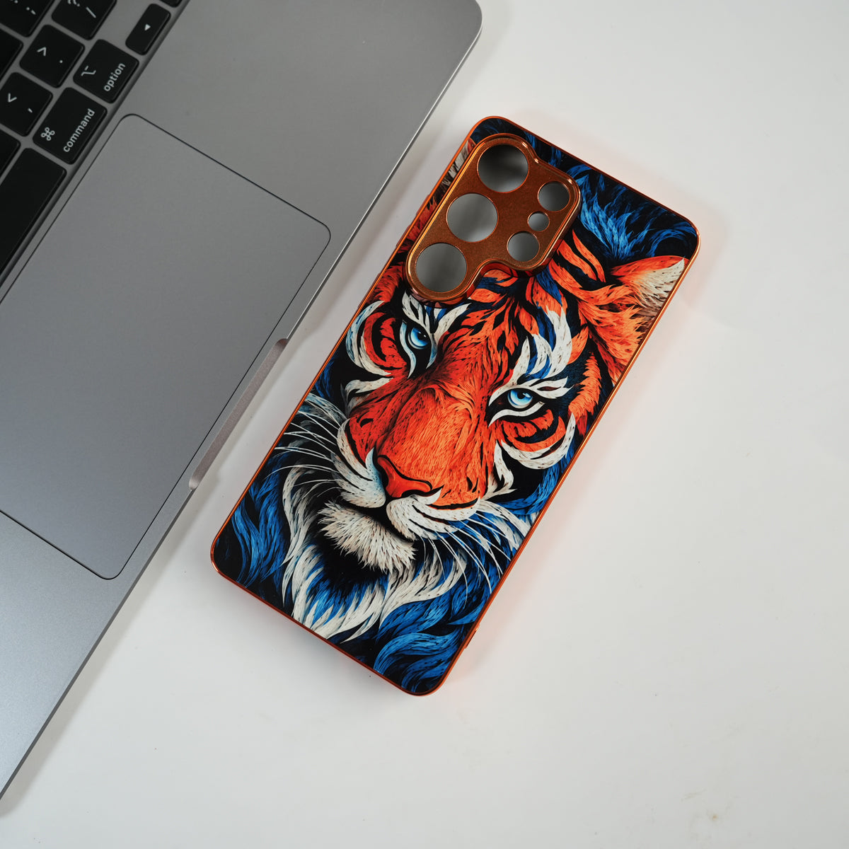 Galaxy Ultra Series Tiger Face Chrome Armor Case