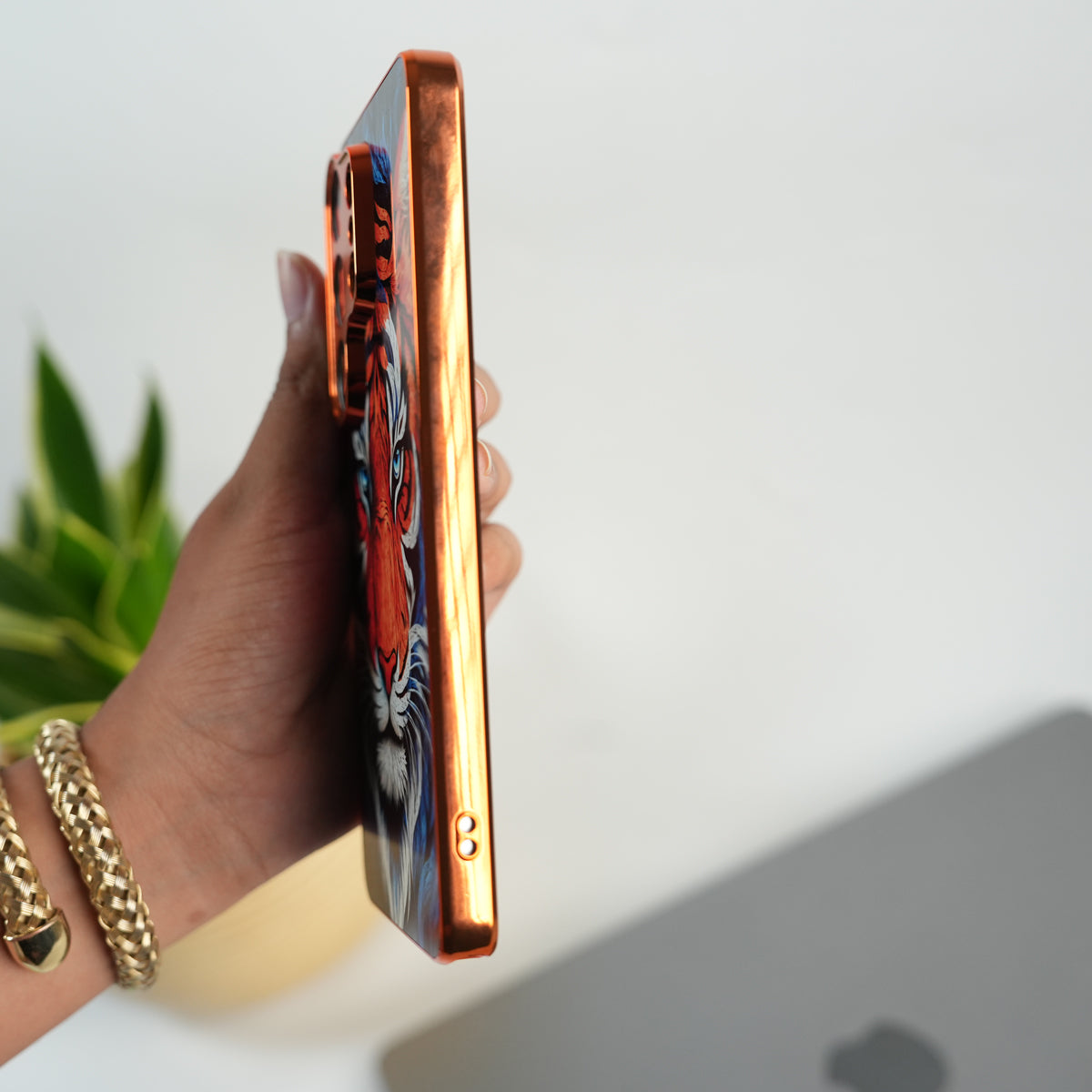 Galaxy Ultra Series Tiger Face Chrome Armor Case
