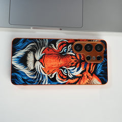 Galaxy Ultra Series Tiger Face Chrome Armor Case
