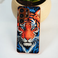Galaxy Ultra Series Tiger Face Chrome Armor Case