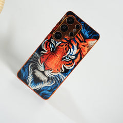 Galaxy Ultra Series Tiger Face Chrome Armor Case