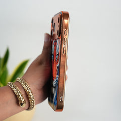 iPhone Series Tiger Face Chrome Armor Case