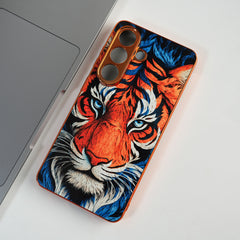 Galaxy S Series Tiger Face Chrome Armor Case