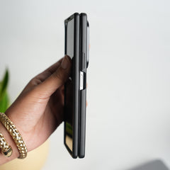 Galaxy Z Fold Series Tiger Face Chrome Armor Case