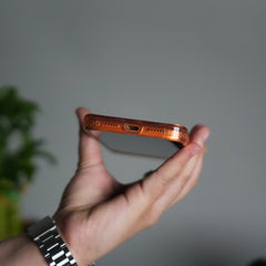 iPhone 18 Series Clear MagSafe Case | Aluminum Metal Camera Frame | Shockproof Transparent Back Cover