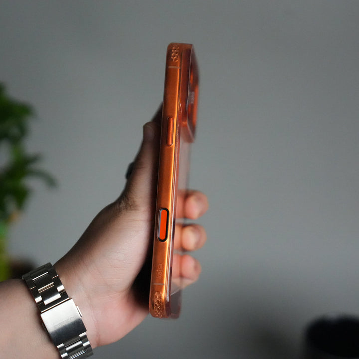 iPhone 17 Pro Max Clear MagSafe Case | Aluminum Metal Camera Frame | Shockproof Transparent Back Cover