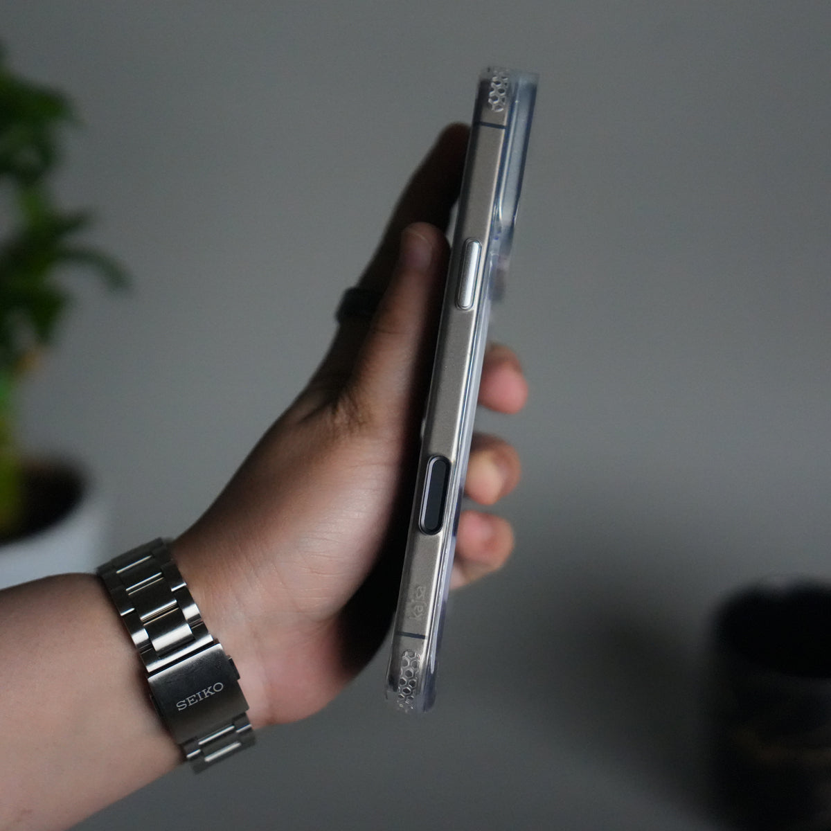 iPhone 18 Series Clear MagSafe Case | Aluminum Metal Camera Frame | Shockproof Transparent Back Cover