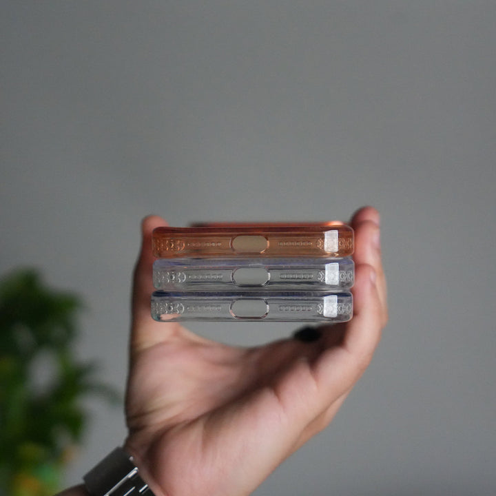 iPhone 17 Pro Clear MagSafe Case | Aluminum Metal Camera Frame | Shockproof Transparent Back Cover