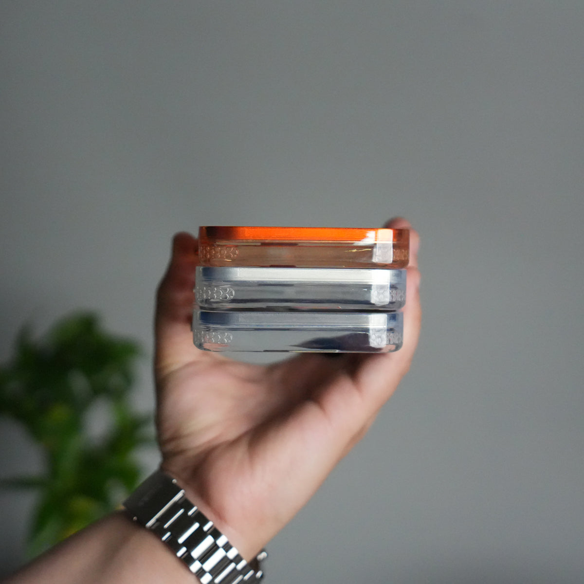 iPhone 18 Series Clear MagSafe Case | Aluminum Metal Camera Frame | Shockproof Transparent Back Cover