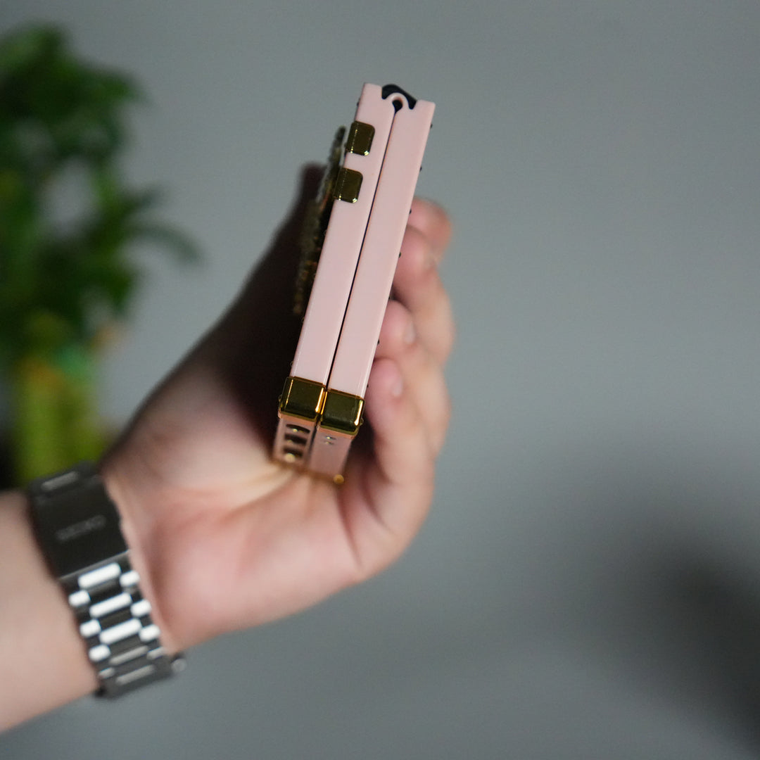 Galaxy Z Flip 7 Luxury Butterfly Case | Trunk Frame Cover with 3D Butterfly | Premium Limited Edition Design