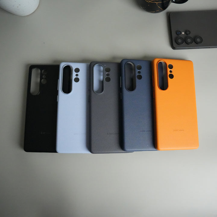 Galaxy S25 Ultra MagSafe PU Leather Back Cover | Premium PU Leather | Slim & Elegant Hard Case