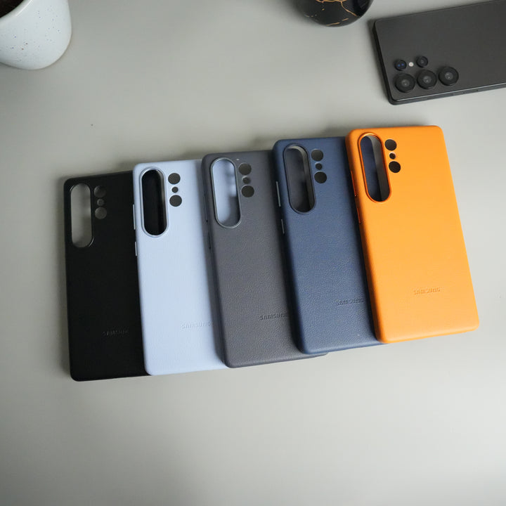 Galaxy S25 Ultra MagSafe PU Leather Back Cover | Premium PU Leather | Slim & Elegant Hard Case