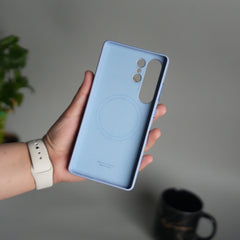 Galaxy S25 Ultra MagSafe PU Leather Back Cover | Premium PU Leather | Slim & Elegant Hard Case