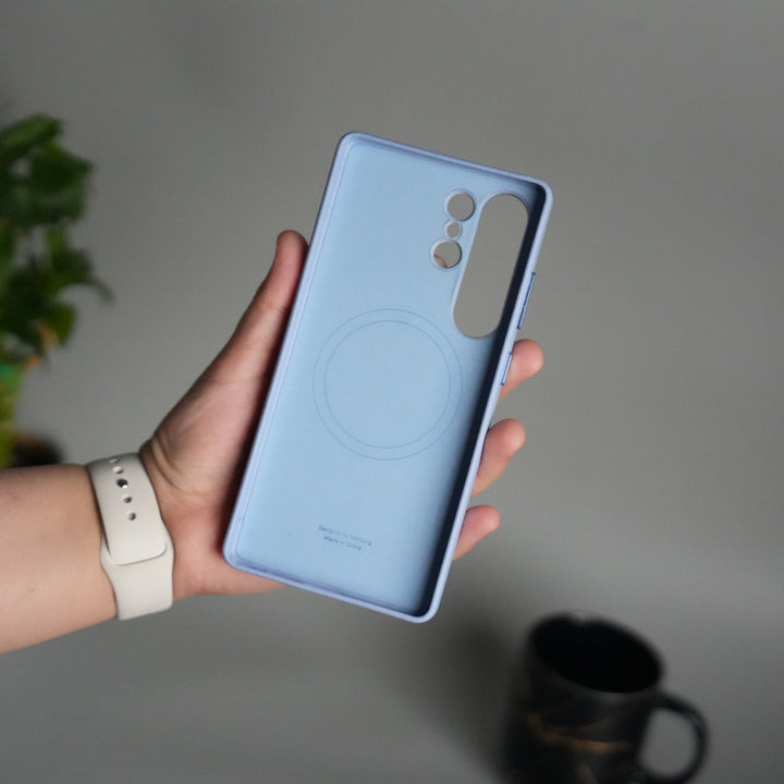 Galaxy S25 Ultra MagSafe PU Leather Back Cover | Premium PU Leather | Slim & Elegant Hard Case