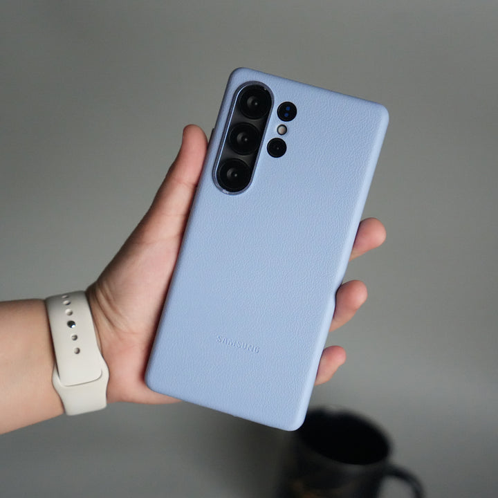 Galaxy S25 Ultra MagSafe PU Leather Back Cover | Premium PU Leather | Slim & Elegant Hard Case