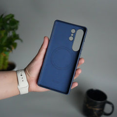 Galaxy S25 Ultra MagSafe PU Leather Back Cover | Premium PU Leather | Slim & Elegant Hard Case