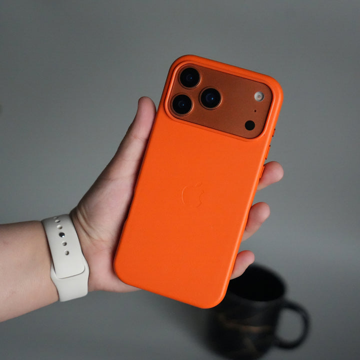 iPhone 17 Pro Max MagSafe PU Leather Back Cover | Premium PU Leather | Slim & Elegant Hard Case