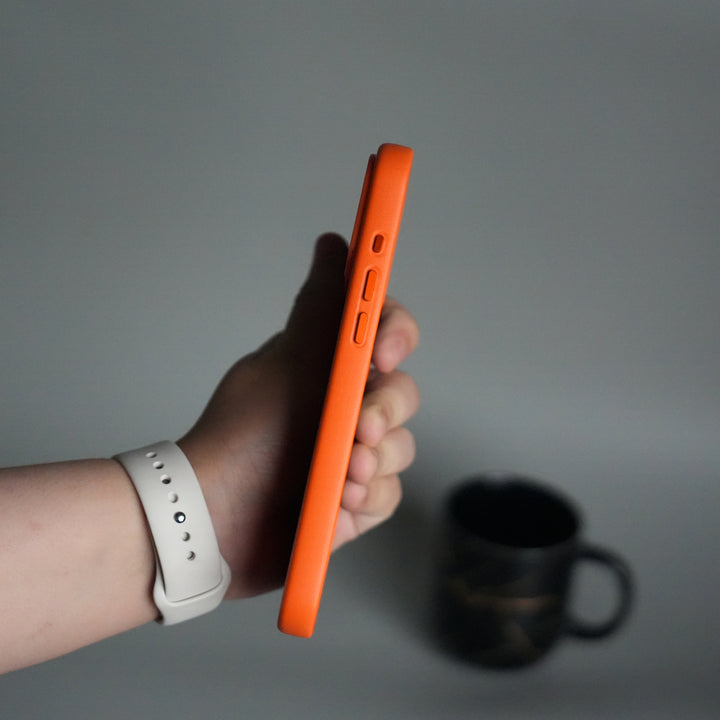 iPhone 17 Pro Max MagSafe PU Leather Back Cover | Premium PU Leather | Slim & Elegant Hard Case