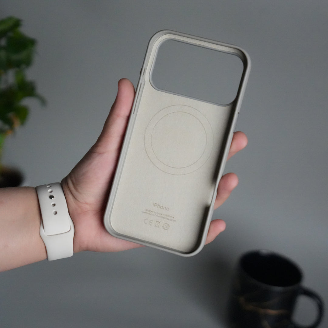 iPhone 17 Pro Max MagSafe PU Leather Back Cover | Premium PU Leather | Slim & Elegant Hard Case