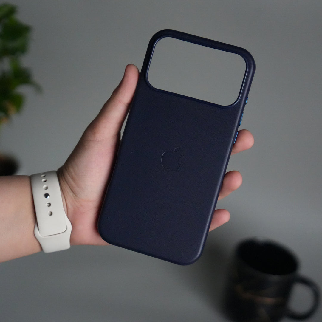 iPhone 17 Pro Max MagSafe PU Leather Back Cover | Premium PU Leather | Slim & Elegant Hard Case