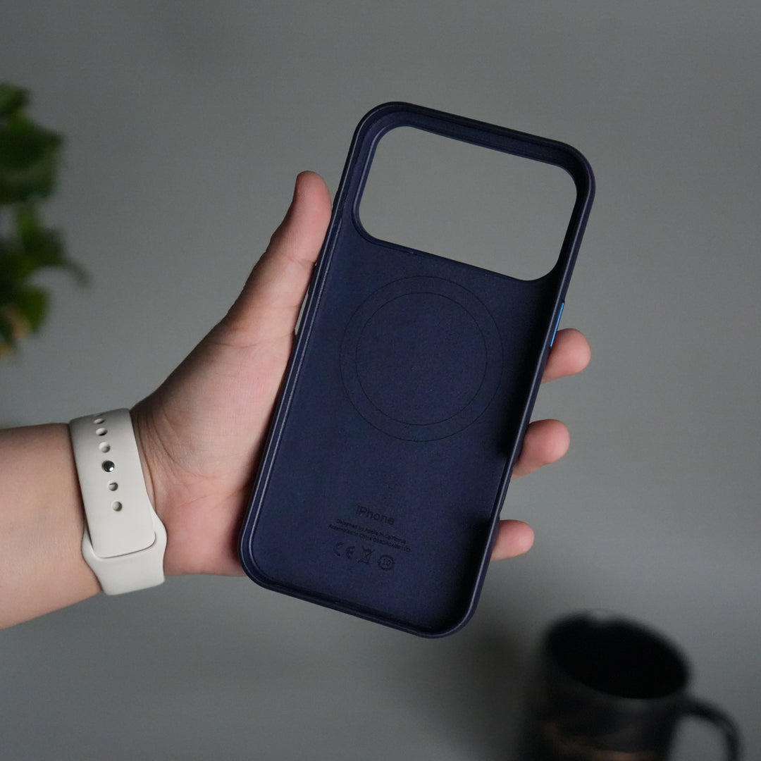 iPhone 17 Pro Max MagSafe PU Leather Back Cover | Premium PU Leather | Slim & Elegant Hard Case