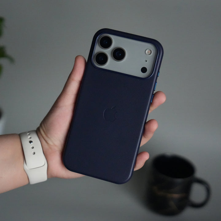 iPhone 17 Pro Max MagSafe PU Leather Back Cover | Premium PU Leather | Slim & Elegant Hard Case