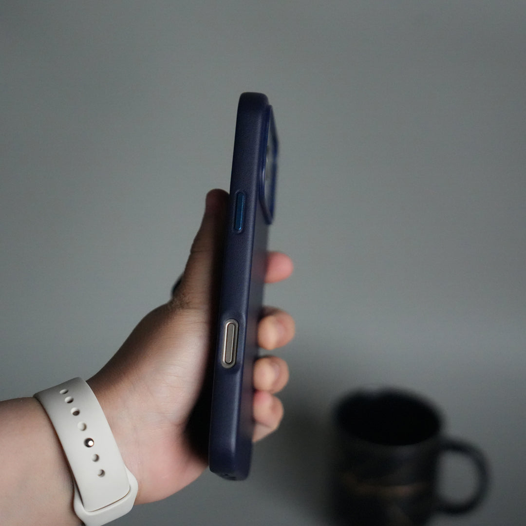 iPhone 17 Pro Max MagSafe PU Leather Back Cover | Premium PU Leather | Slim & Elegant Hard Case