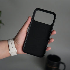 iPhone 17 Pro Max MagSafe PU Leather Back Cover | Premium PU Leather | Slim & Elegant Hard Case
